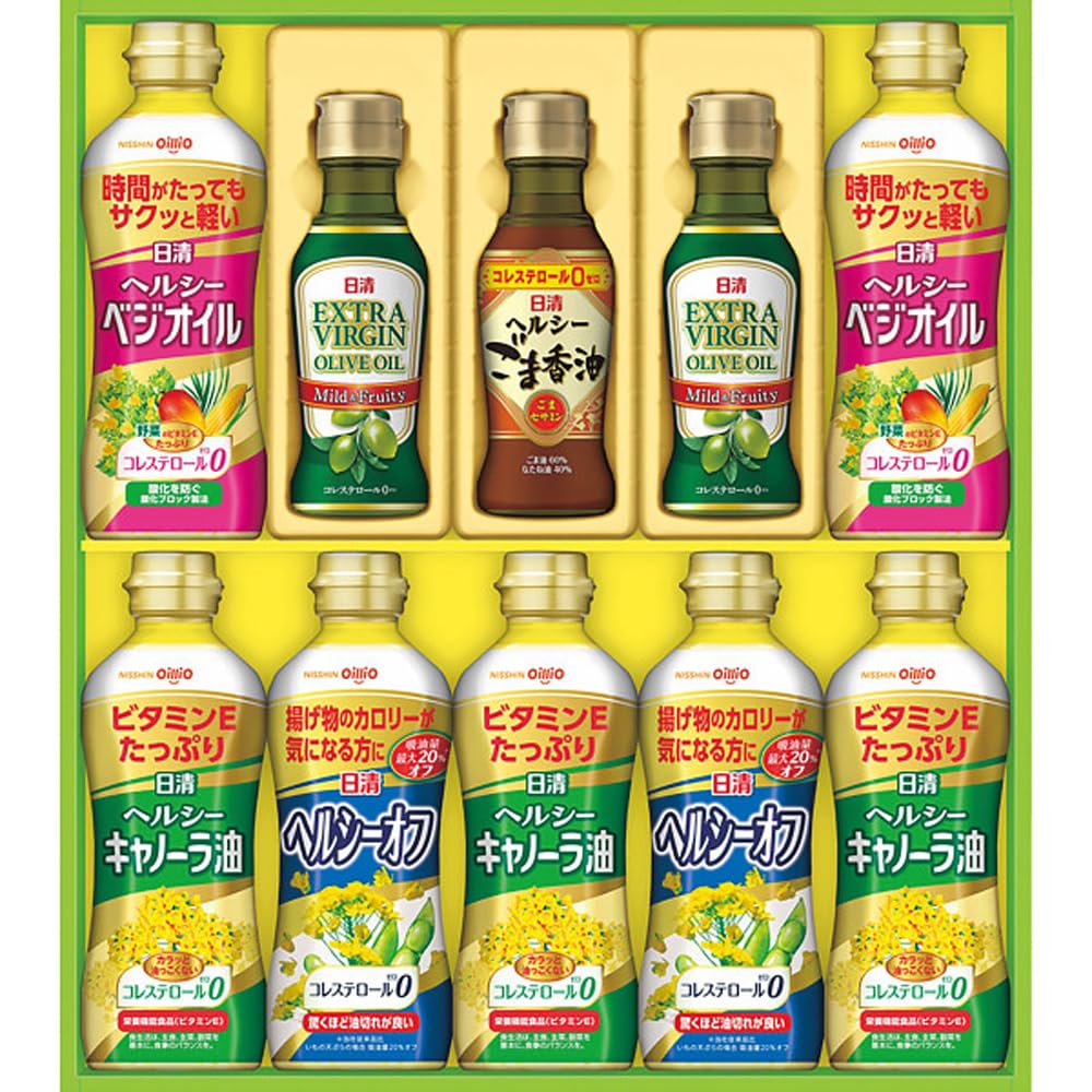 Amazon.co.jp: 日清オイリオ ヘルシーオイル 油 バラエティ ギフト