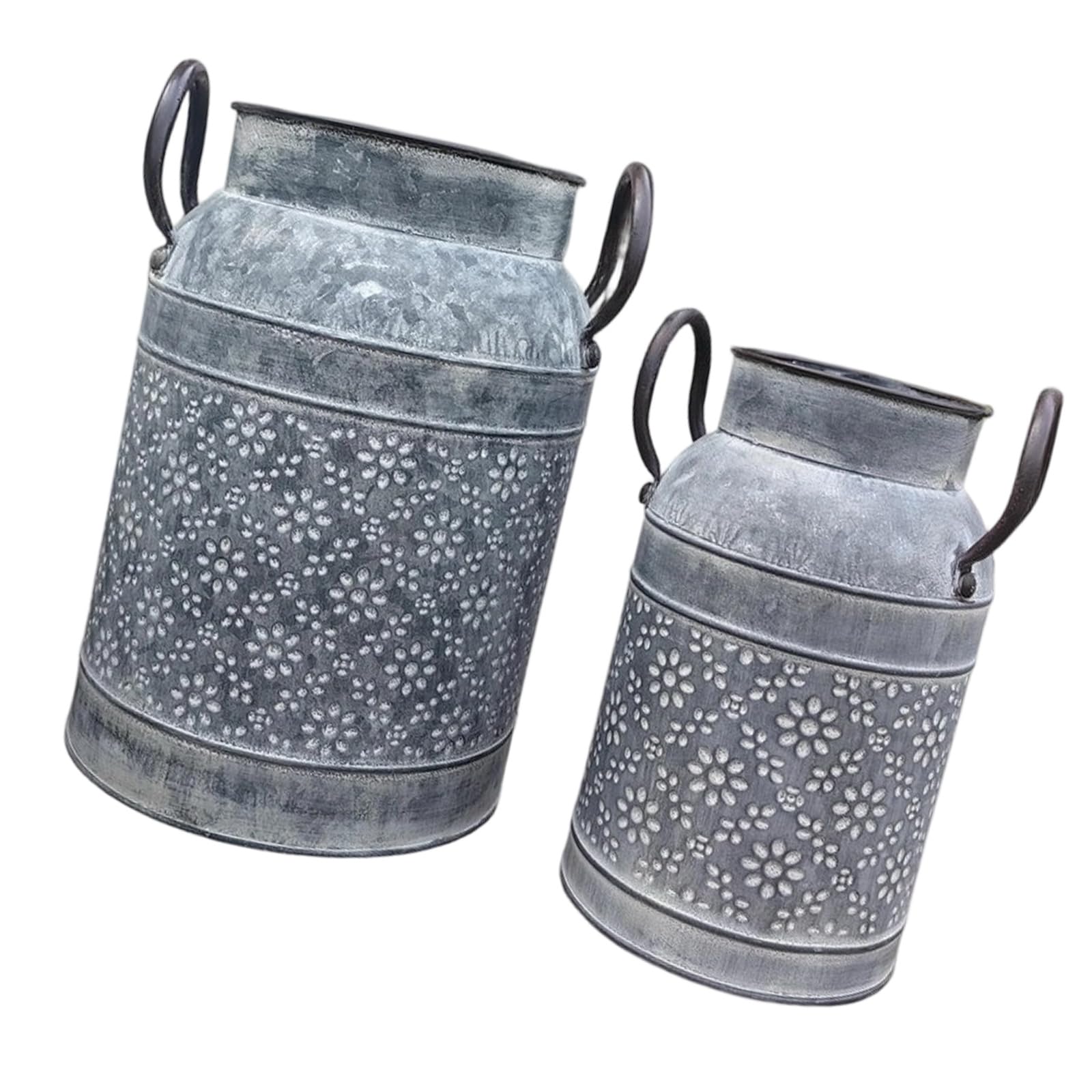 Metal Kettle Vases Retro Decorative Pitcher Flower Holders for Home Decorations Farmhouse Rustics Flower Vase Rustics Farmhouse for Home Decors