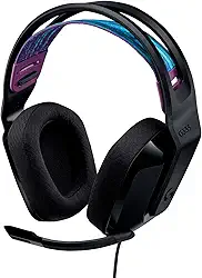 Headset Gamer Logitech G335 com Almofadas com Espuma de Memória, Design Leve e Conexão 3,5mm para PC, PlayStation, Xbox, Nintendo Switch e Mobile - Preto