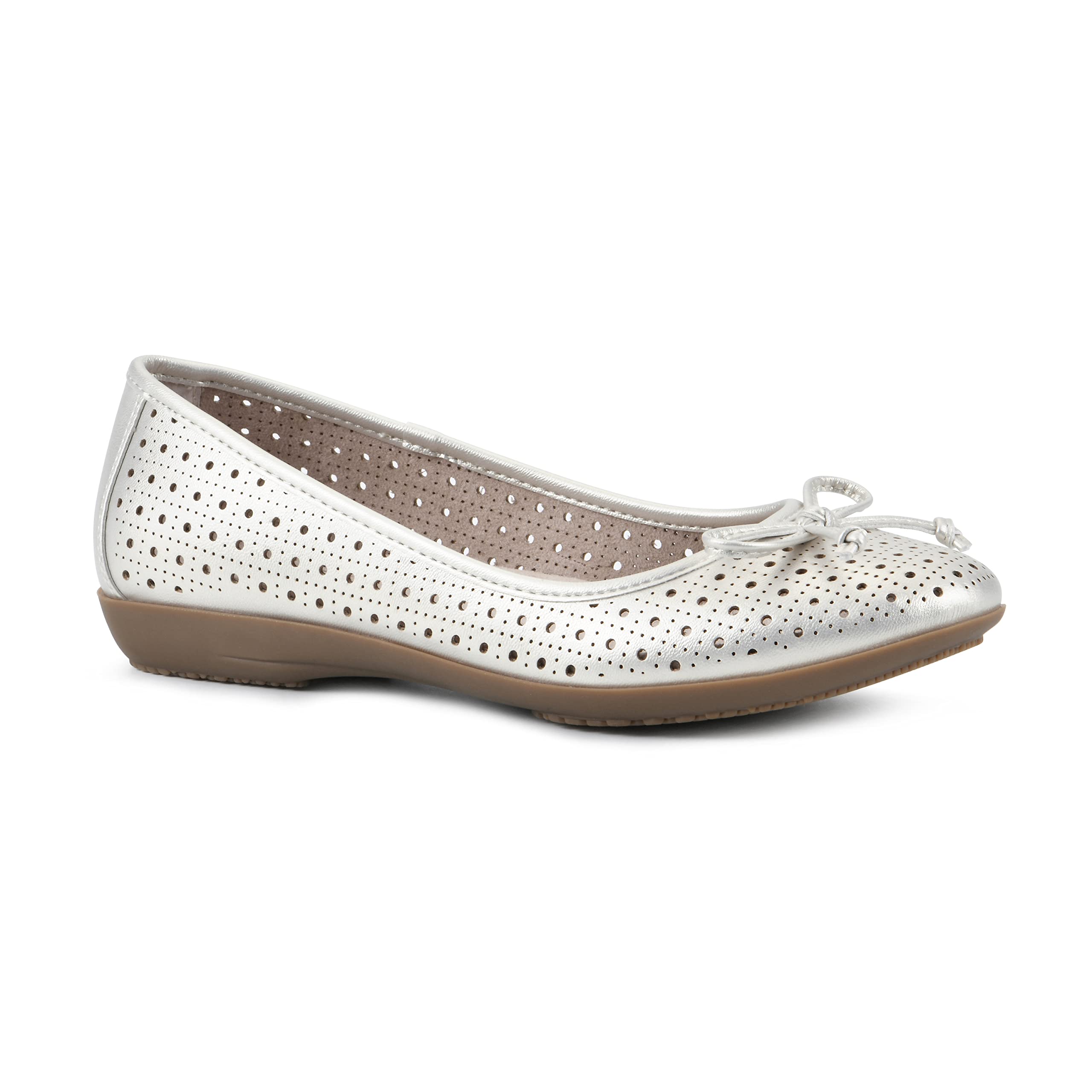 CLIFFS BY WHITE MOUNTAIN Women's Cheryl Cushioned Ballet Flat
