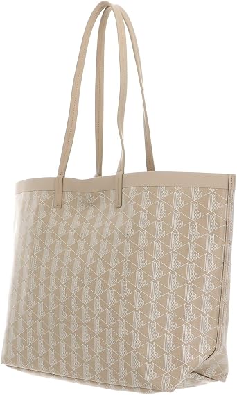 Lacoste Zely Shopper with Pouch 35 cm Mono Irish Cream Farine