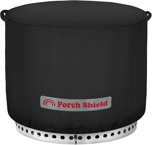 Porch Shield Fade Resistant Solo Stove Yukon Cover - Waterproof Patio Fire Pit Cover Round 32 inch Fits for Small Firepit Solo Stove Yukon