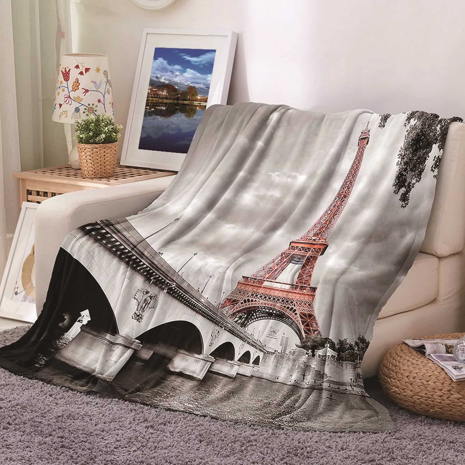 Couverture polaire en flannel de qualité supérieure KnSam 100x150