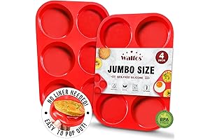 Walfos English Muffin Pan: Perfect Jumbo Muffins Every Time