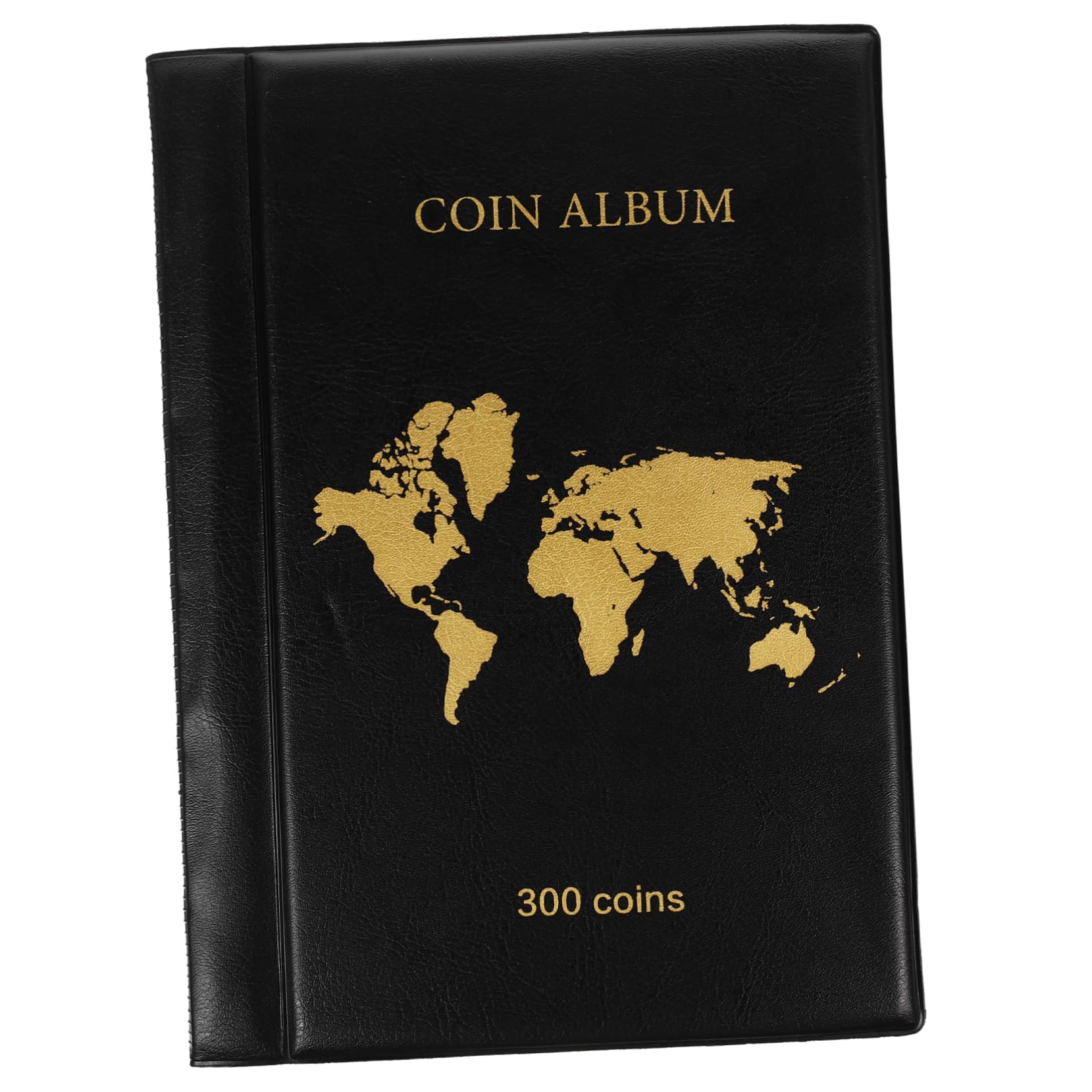 FRCOLOR Álbum de Coleccionista de Monedas 300 Bolsillos en PU