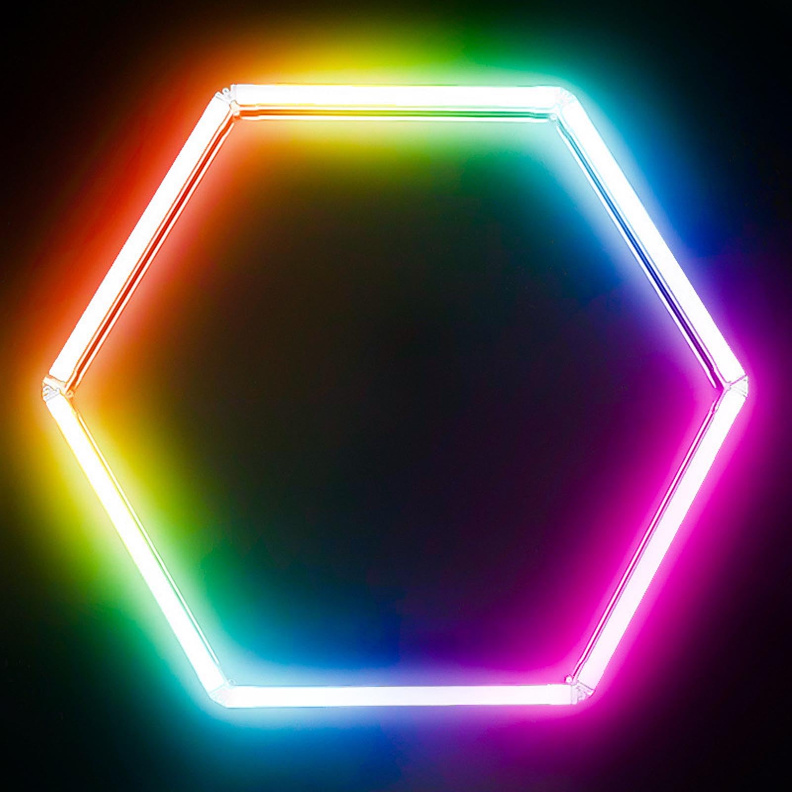 CHICIRIS Striscia LED Esagonale Telecomando, Luce RGB Versatile per