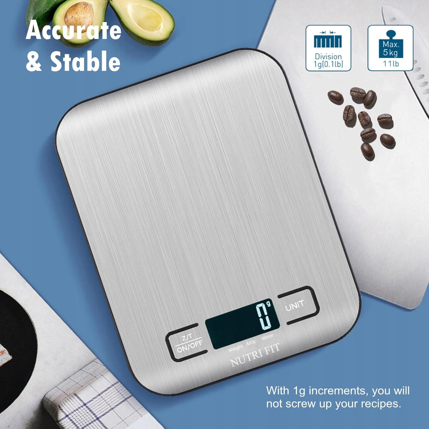 Precision Cooking: Review of the NUTRI FIT Digital Food Scale for Perfect Measurements