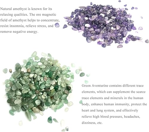 Miniatura 2 de Acada - Almohadillas térmicas infrarrojas, cinturón de piedra caliente de aventurina verde amatista, terapia de iones negativos para lumbar,