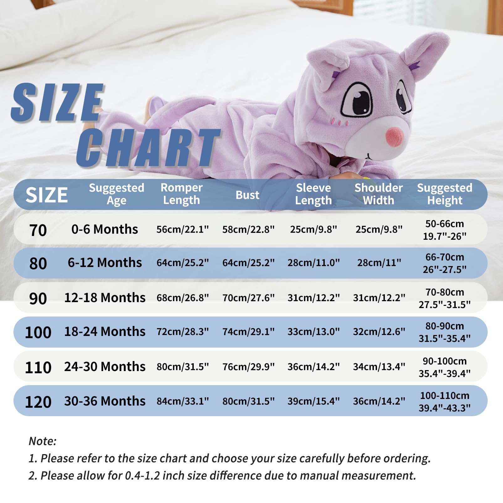 Pagliaccetto Neonato Invernale Costume Neonato, Flanella Unicorno Dinosauro Costume Neonata Sacco Nanna con Cappuccio Animale Tuta Neve Tutone Pile Bambino 0-36 Mesi