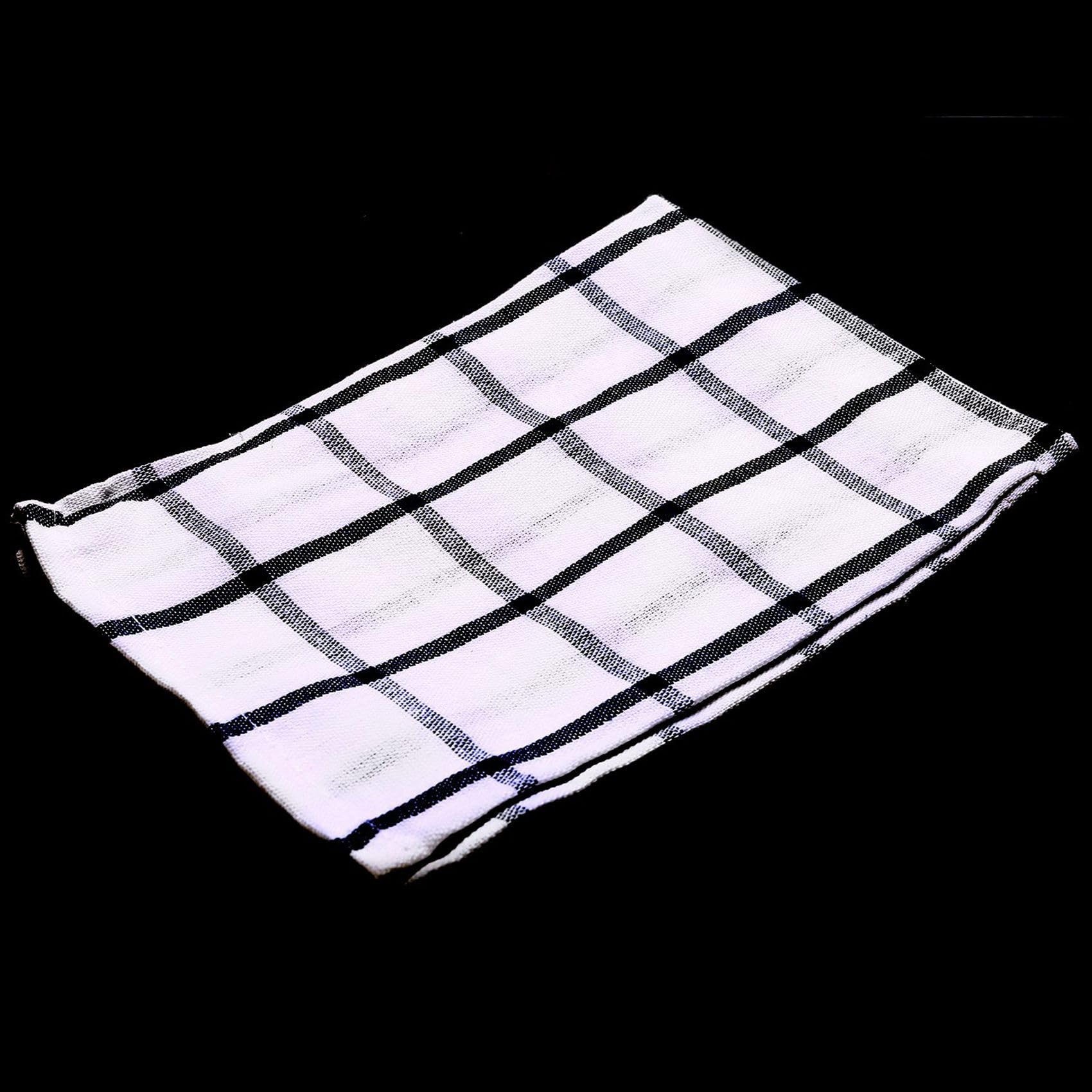 18 Pezzi di Alta qualità Blu Plaid Un Righe Strofinaccio Asciugamano da Cucina Tovagliolo Tovaglia 100% Cotone Tessuto