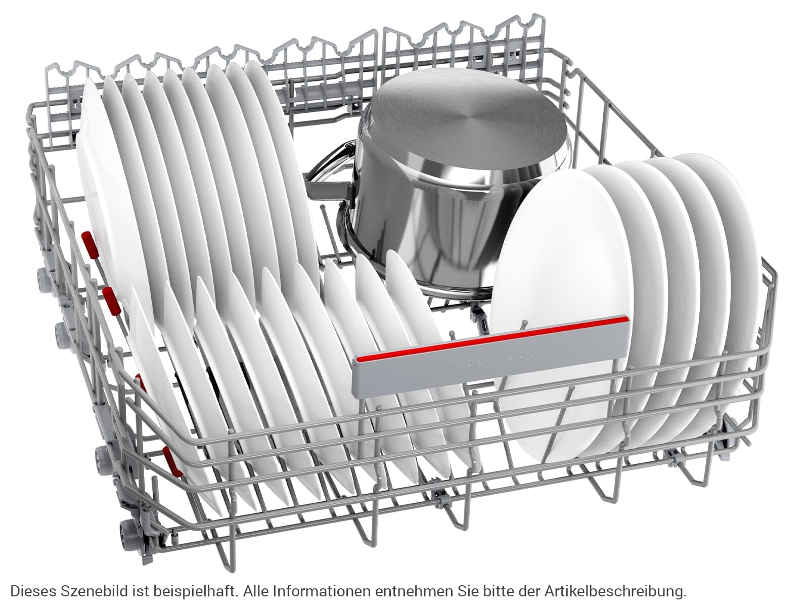 Bosch SBD6ECX00E Serie 6, Vollintegrierter XXL-Geschirrspüler, 60 cm, Besteckschublade, Made in Germany, EfficientDry für bessere Trocknungsleistung durch automatische Türöffnung