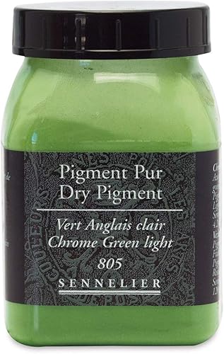 Sennelier Pigmento seco, 4.23 oz, luz verde cromada