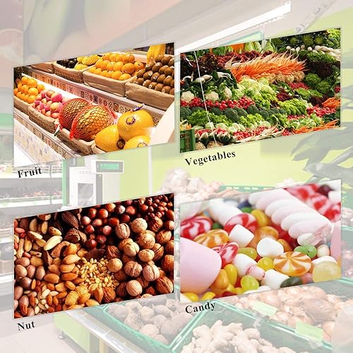 Miniatura 4 de Báscula digital de precio electrónico LCD digital comercial para carne, peso