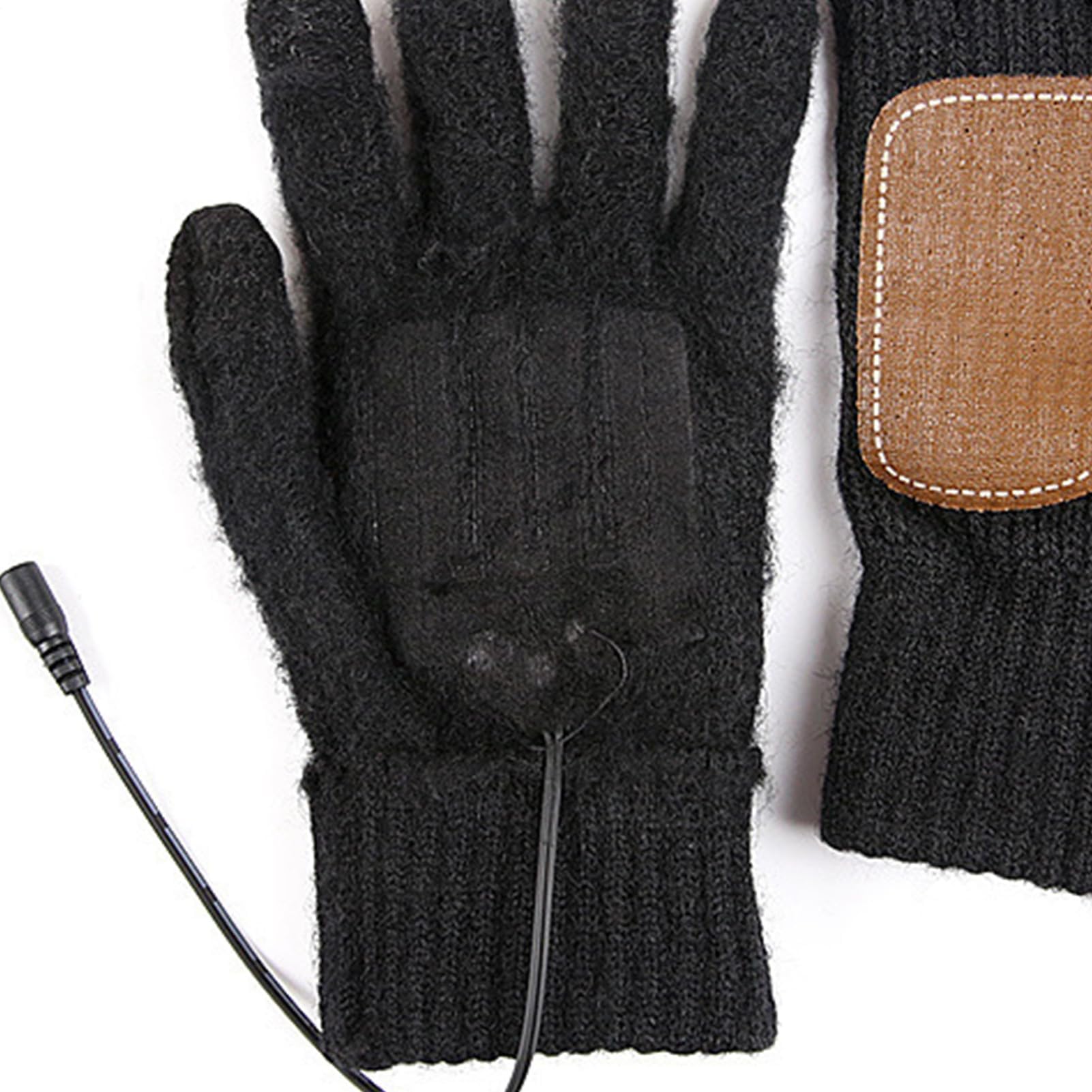 ZH1YFD Podgrzewane rękawiczki męskie - 23,5 x 9,5 cm 3 temp. Antypoślizgowe, zasilane przez USB, akumulatorowe rękawiczki elektryczne, ciepłe dla mężczyzn. Kobiety Na zewnątrz Praca w biurze. Dom