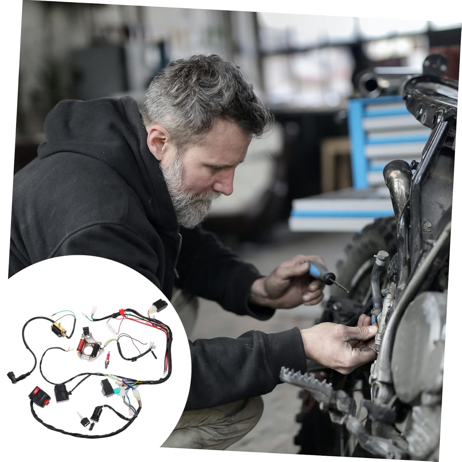 ATV Replacement Wiring Harness for Motorcycle and ATV Wire Harness Kit