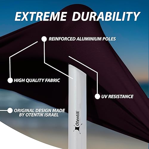 Miniatura 4 de Otentik Parasol de playa - con anclajes de saco de arena - El parasol original desde 2011