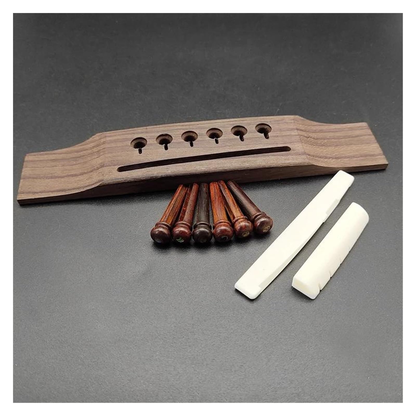 Standardowy mostek gitarowy Profesjonalne Akcesoria Do Instrumentów Do Zestawów Mostkowych Do Gitary Akustycznej(Cocobolo C)