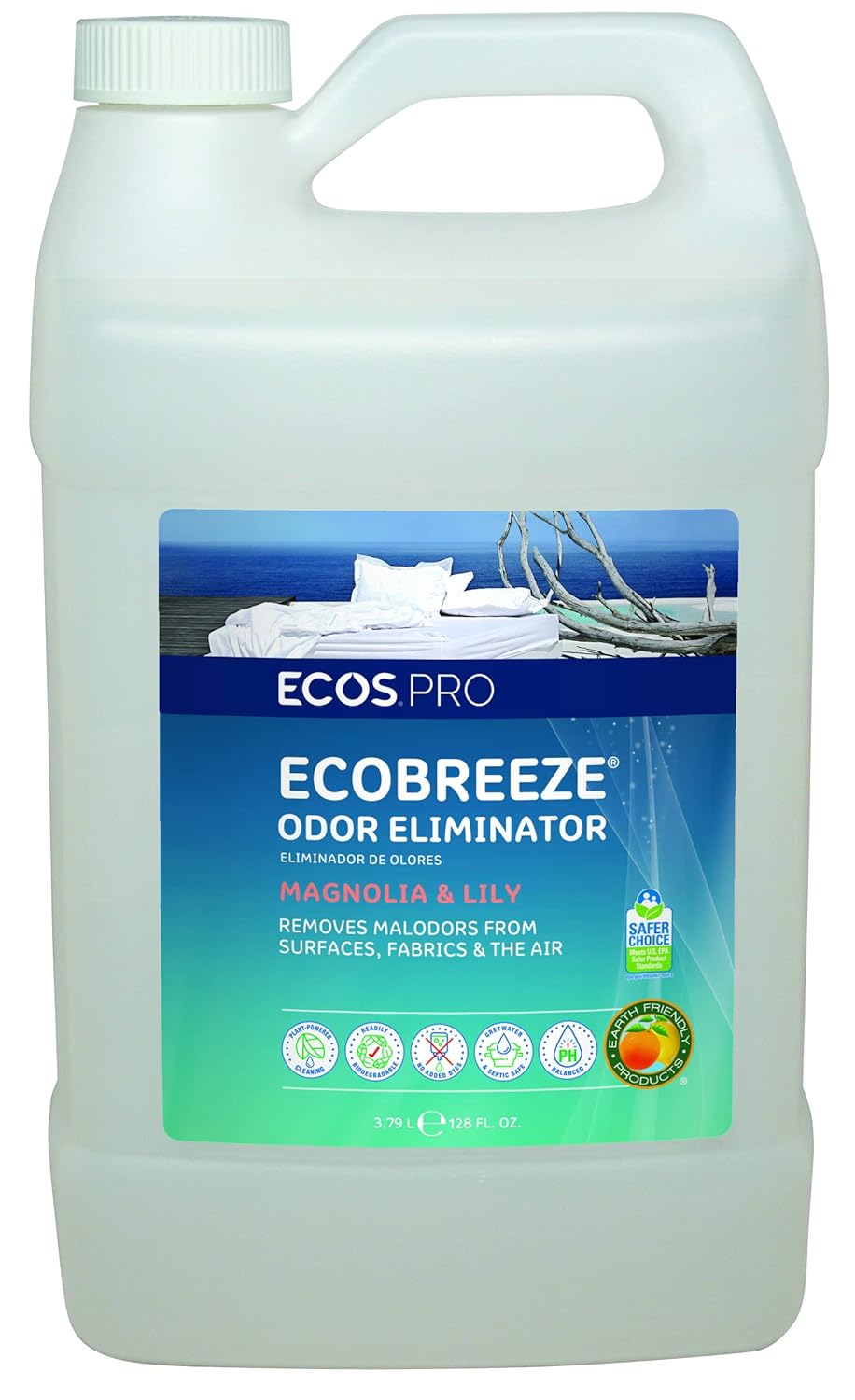 ECOS PRO PL9839/04 EcoBreeze Odor Eliminator, MagnoliaLily (Pack of 4