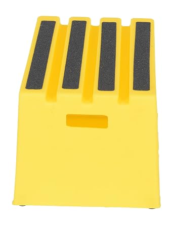 Vestil VST-1-Y Polyethylene Step Stool, 1 Step, Yellow