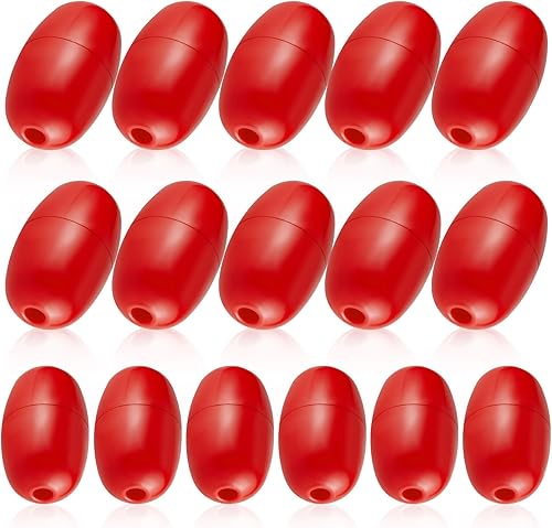 Vista 20 de Lewtemi Buoys Flotadores de cuerda marinos, 4.72 x 2.75 pulgadas, agujero de 3/5 pulgadas, marcador de pesca en aguas profundas a granel