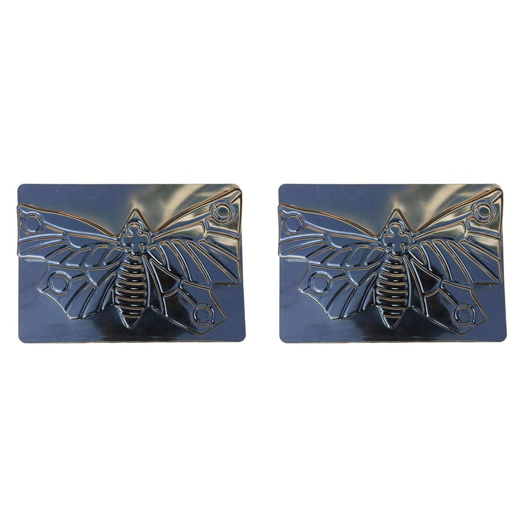 Jnchdghwa Black 2X Path Maker Butterfly Stepping Stone Mold Concrete Cement Brick Mould For Park Garden Path For Patio
