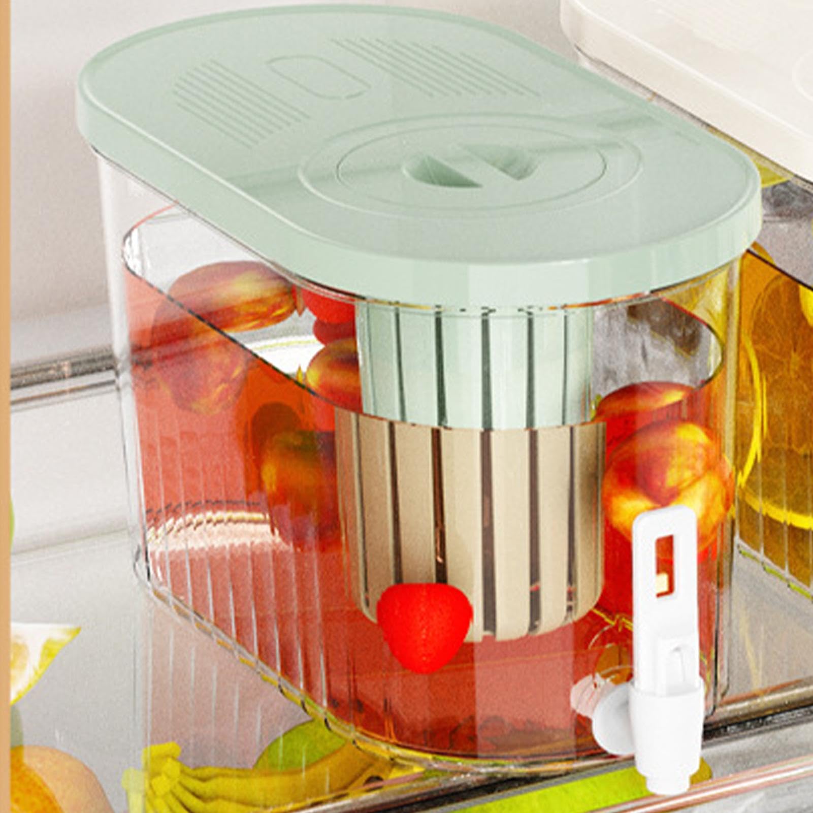 Amazon | 栓付きドリンクディスペンサー 麦茶ポット サーバー 冷水筒