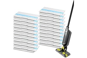 Shark Vacmop VM200 Disposable Replacement Vacuum Mop Pad Refills (20 Count)