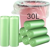 Molbory Komposztálható Szemeteszsák 30L, 160db Biológiailag Lebomló Hulladékzsák 1