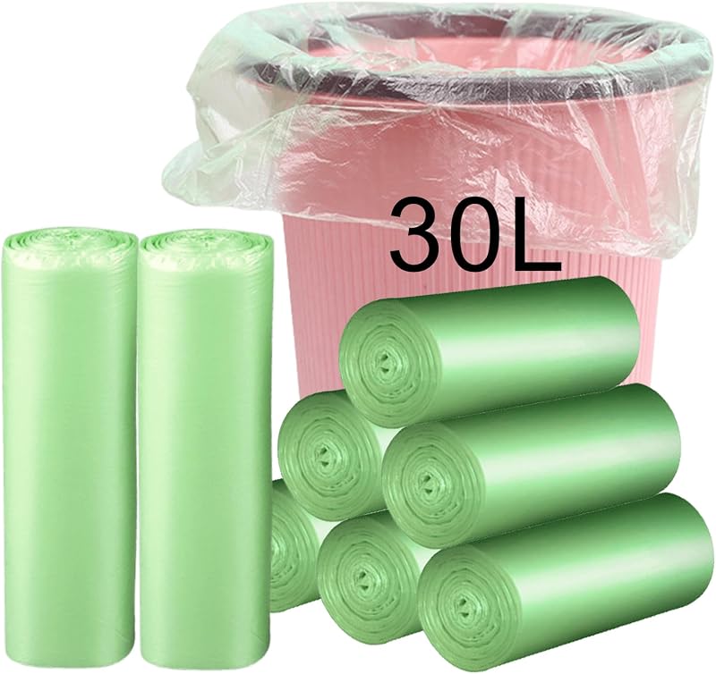 Molbory Komposztálható Szemeteszsák 30L, 160db Biológiailag Lebomló Hulladékzsák