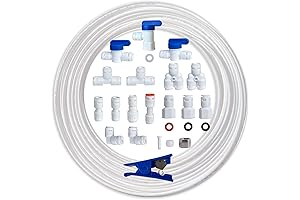 NSF Certified 1/4" O.D. Push to Connect Fittings for Reverse Osmosis Water Filter