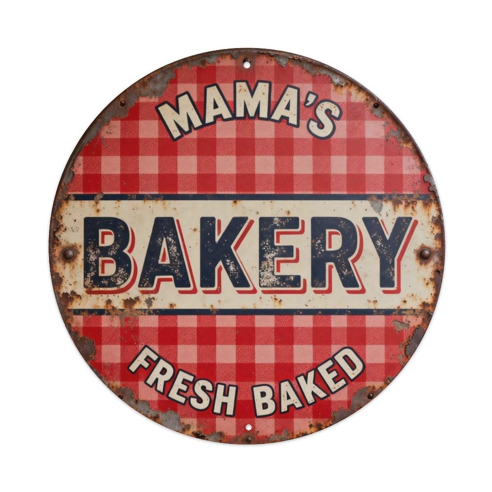 Mama's Bakery Metal Tin Sign Plaque