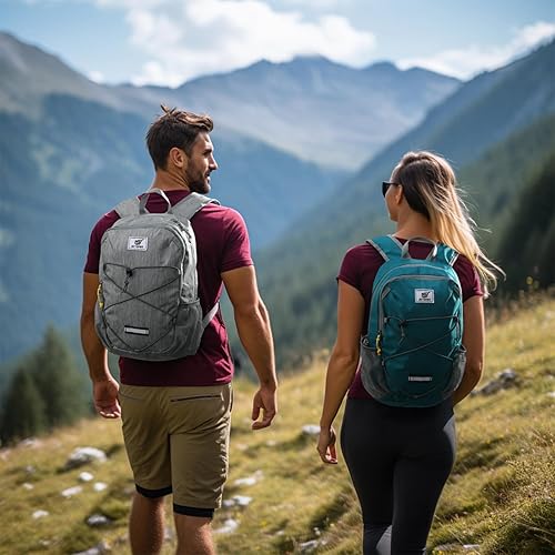 Miniatura 6 de SKYSPER Mochila de senderismo pequeña de 12 litros, ligera, plegable, resistente al desgarro, para viajes, para mujeres y hombres