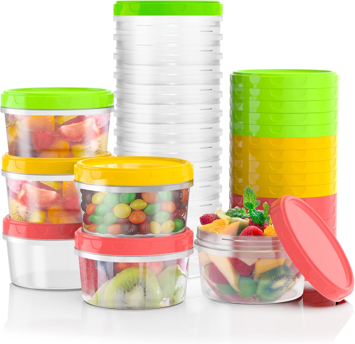 YZXODN 20 Pack 9 oz Freezer Food Storage Containers