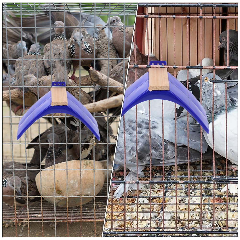 DOITOOL Tauben Zubehör, 6 Stücke Haustiere Taubensitzbrett Taubenruhe Taubenbedarf Haustier-Zubehör Käfig, Vogelkäfig Taube Barsch Liefert Barsch Papagei Holzrahmen Das Vogelnest Korbtaube Restregal
