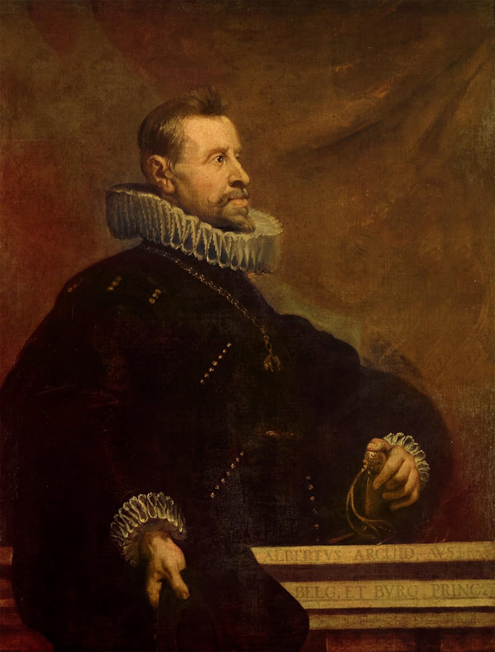 HRJUBWREE Classic Canvas Picture Art Canvas Print Modern Oil Painting Portrait of Albert of Habsburg Archduke of Austria Governor of the Netherlands by Peter Paul Rubens for Home Decor 60x90cm