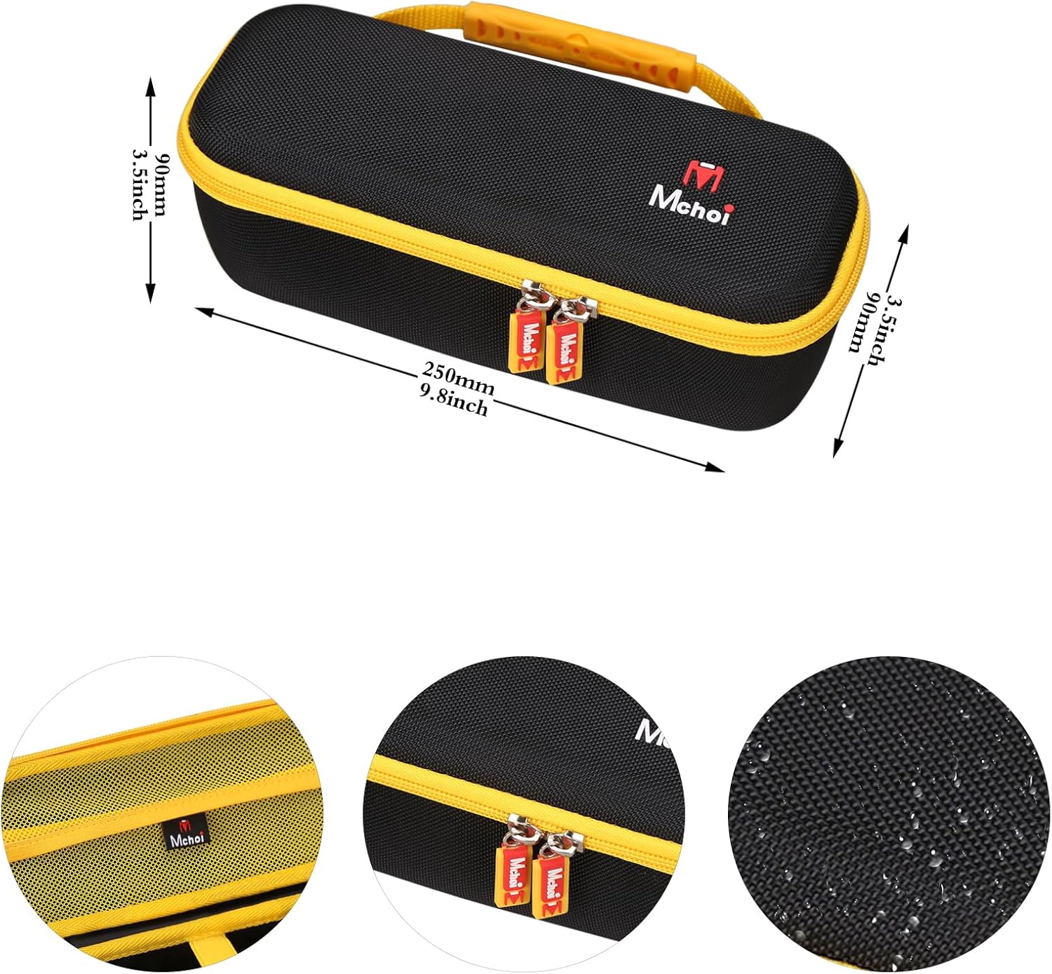 Mchoi Hard Case Suitable for Fanttik X8 for APEX/APEX EV Tire Inflator Portable Air Compressor, Waterproof Shockproof Air Pump Protective Case, Case Only - Image 8