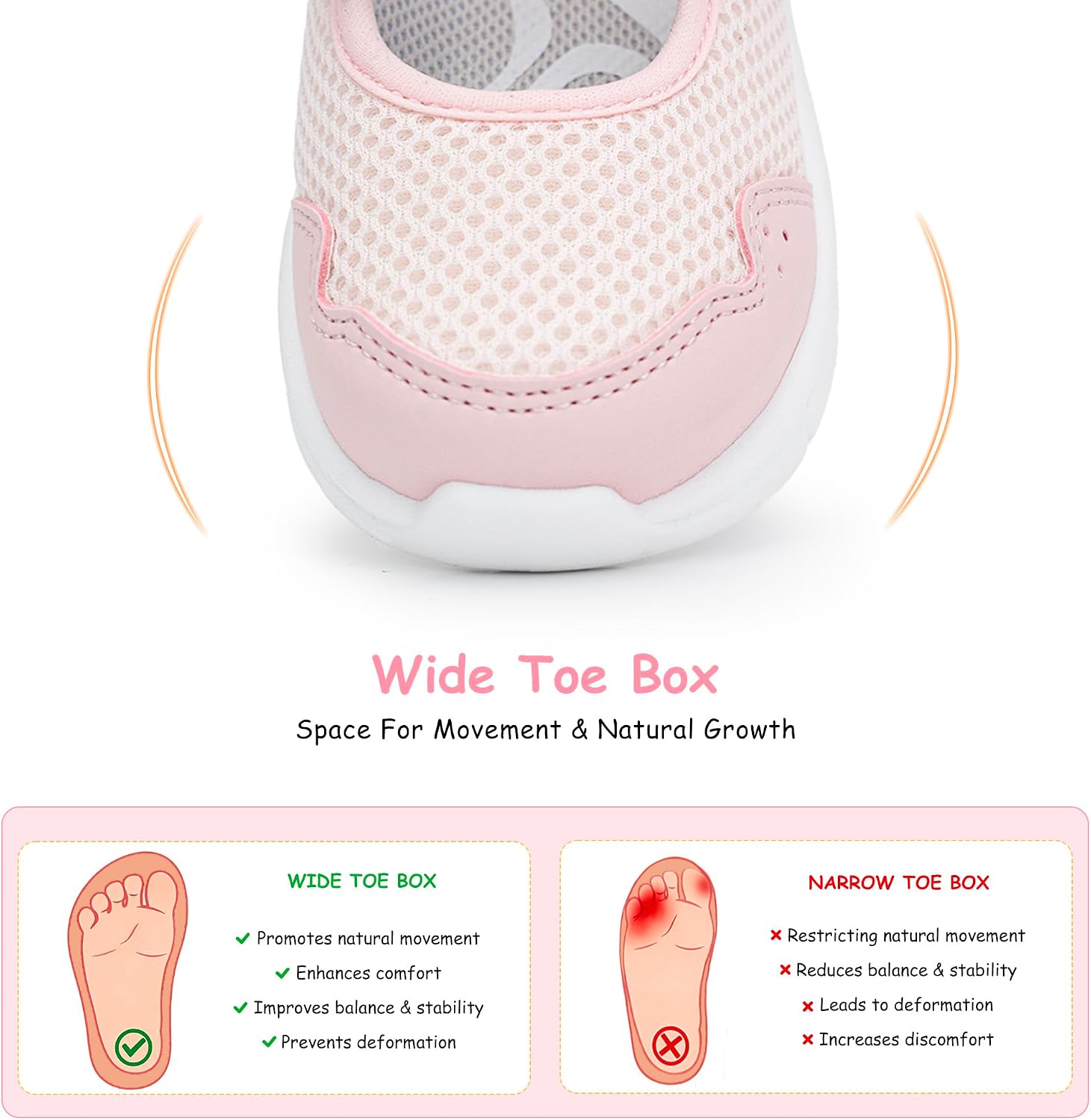 SKYWHEEL Toddler Girls Mary Jane Shoes with an Athletic-Inspired Sole | Quick-Dry Breathable Mesh Upper,Ultra Comfortable Non-Slip Outsole,Dress,Durable,lightweight,School,Running,Flexible