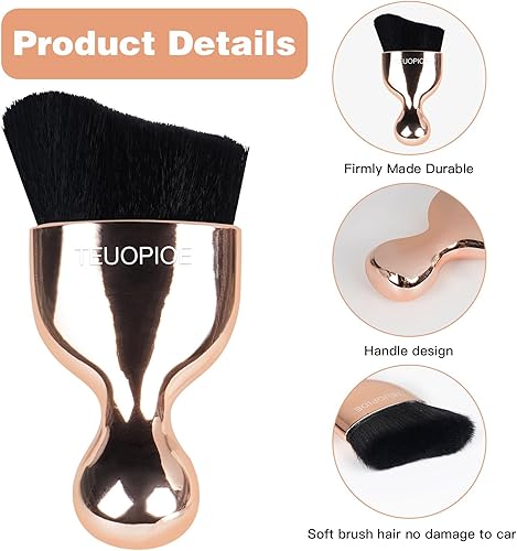 Miniatura 30 de Cepillo de limpieza interior de coche, cepillo para el interior del automóvil, cepillo para detallar el polvo, herramienta de limpieza