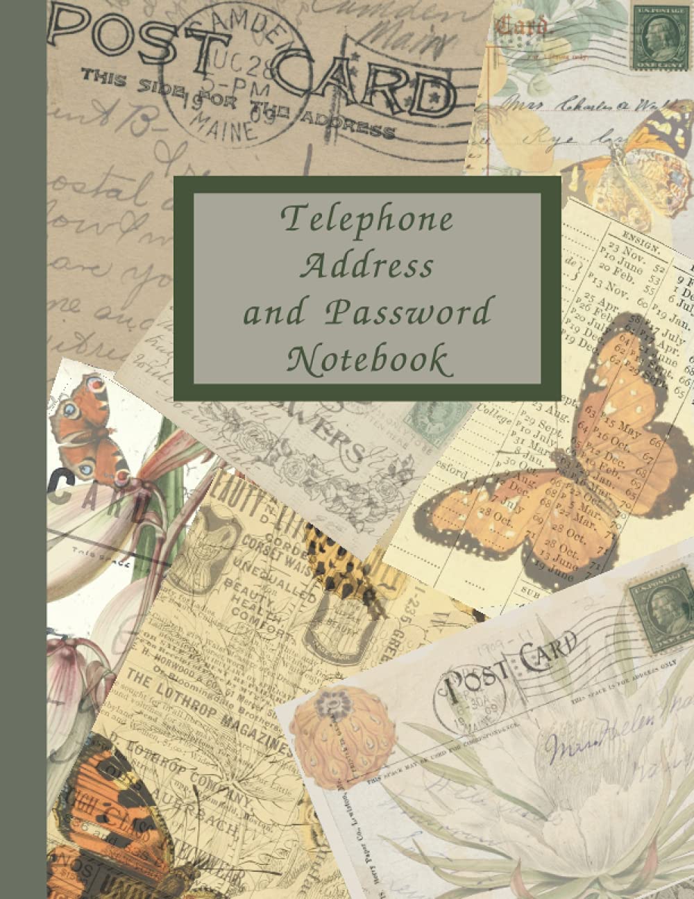 Telephone Address and Password Notebook: Extra Large Sized Book to Keep You Organized