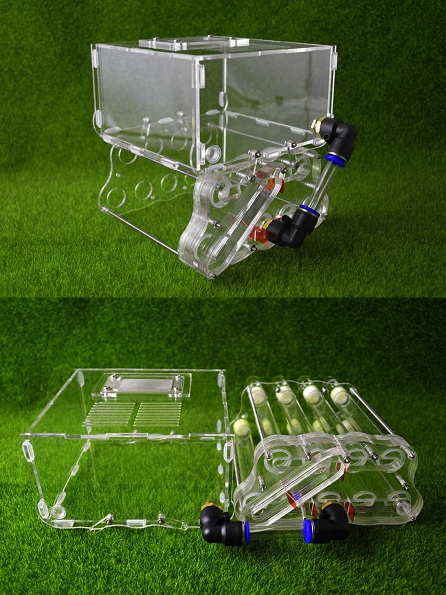 Formicario per formiche, 8 Tubi di vetro Acrilico Ant. for la scienza educativa e zona attiva del castello, villa degli insetti(General test tubes)