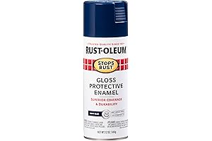 Rust-Oleum Gloss Navy Spray Paint Delivers Durable Protection Against Rust