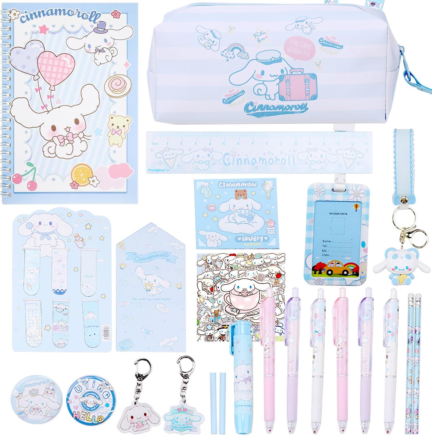 Amazon.com : LOCKMEE Kawaii School Supplies Set Cute School Supplies ...