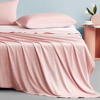Elegear Cooling Blanket,Breathable Summer Blanket Lightweight Q-MAX>0.43,Arc-Chill Cool-to-Touch Technology Summer Cool Blanket Double Sided Design for Hot Sleepers Night Sweats(Pink,Queen,79" X 86")