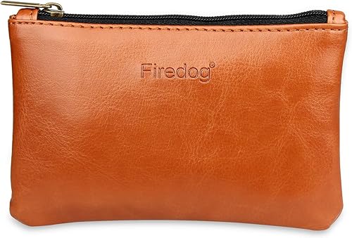 Vista 15 de FIREDOG Bolsa de tabaco, pequeña bolsa de cuero para cigarrillos rodantes, bolsa de almacenamiento para hombres (negro)