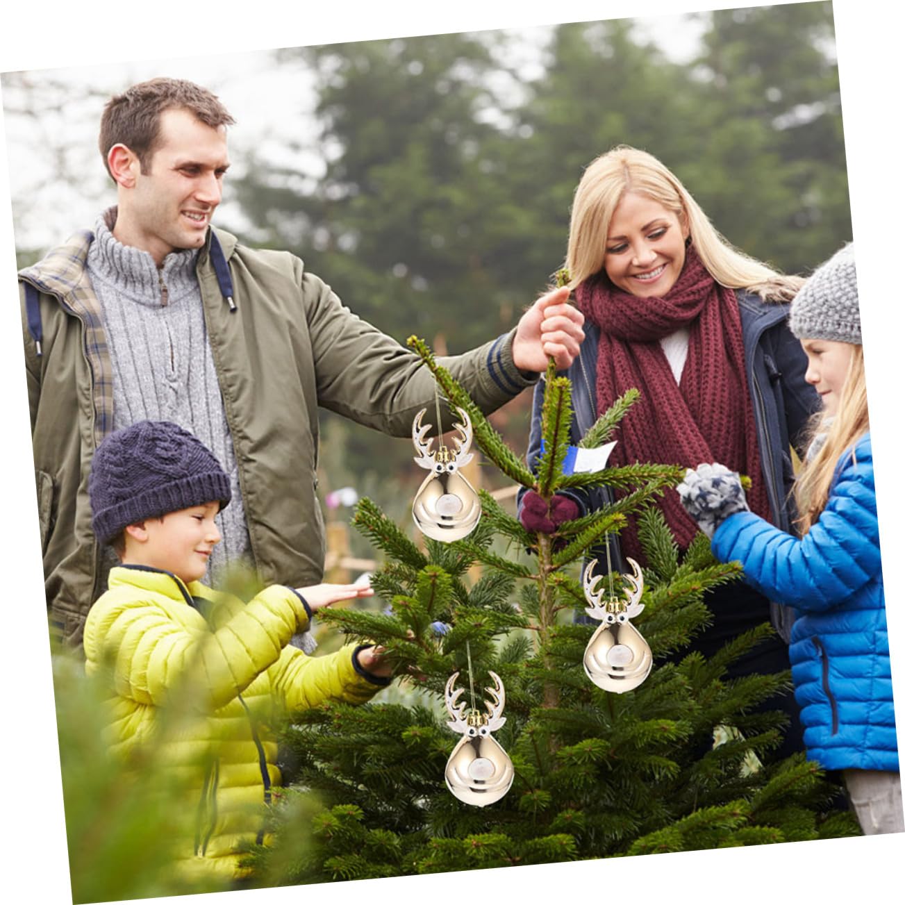 ABOOFAN 12stücke Cartoon Weihnachtsbaum Lustige Kugeln Für Festliche Deko Zufällige Designs Für Weihnachtsfeiern Und Festdekoration
