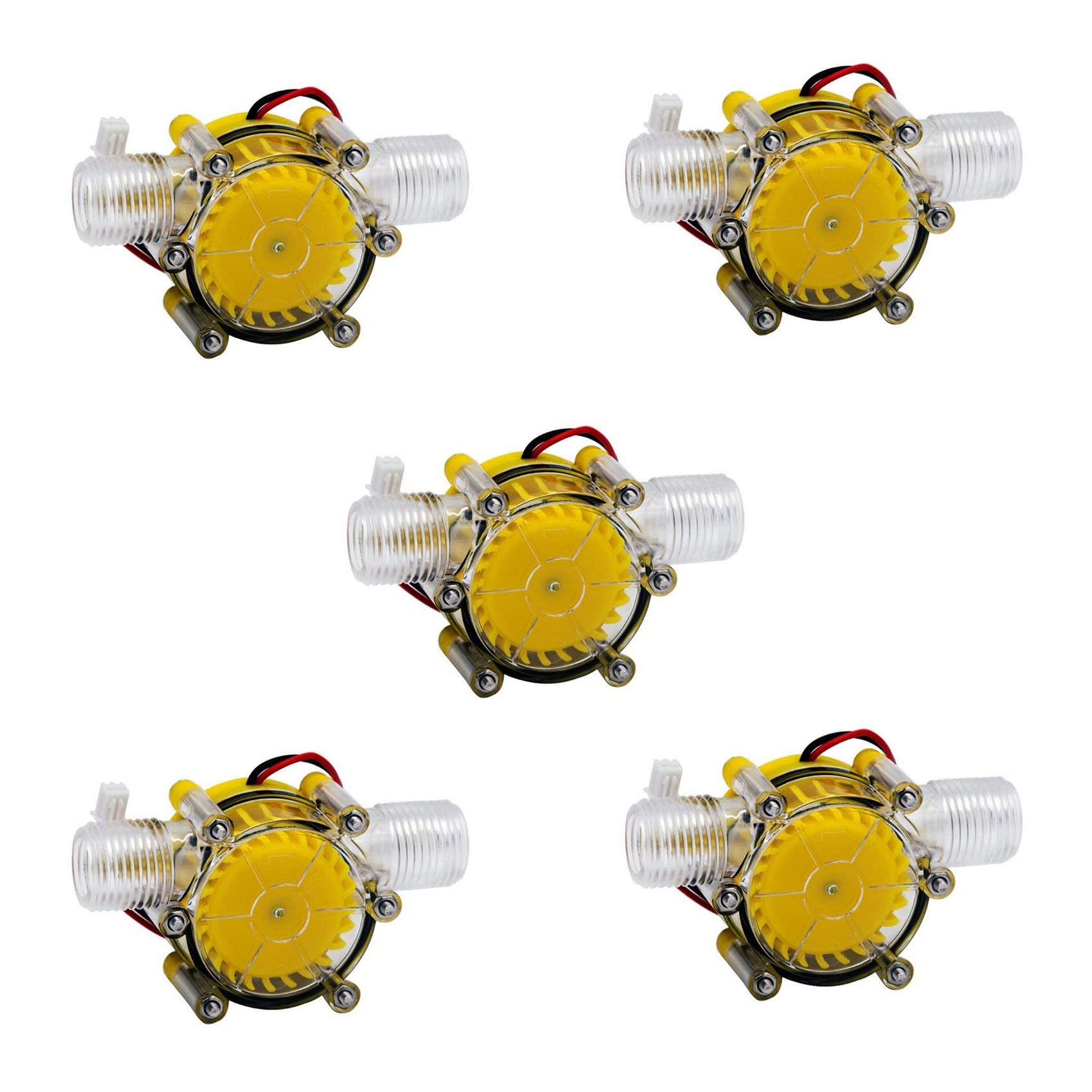 Jnchdghwa 5X 10W Water Pump Mini Hydro Generator Turbine Hydraulic Conversion 12V