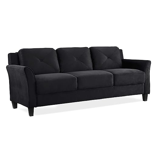 Lifestyle Solutions Harrington Sofa in Black
