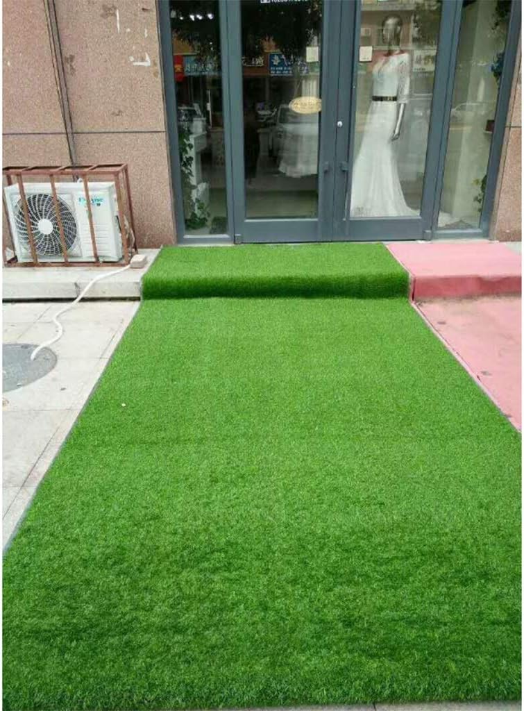 Artificial Grass Carpet Outdoor Fake Grass Mat Green Imitation Turf Real Garden Lawn 2x1m (2x9m)