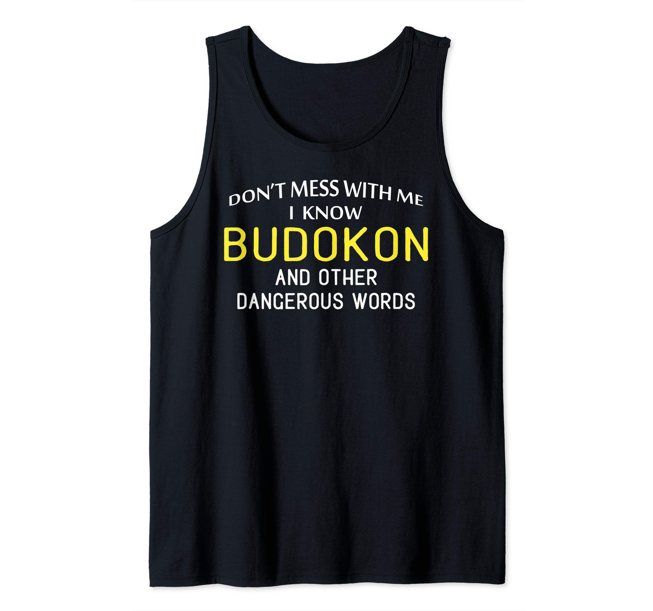 Mens Funny Budokon T-Shirt for Martial Arts Lovers Tank Top