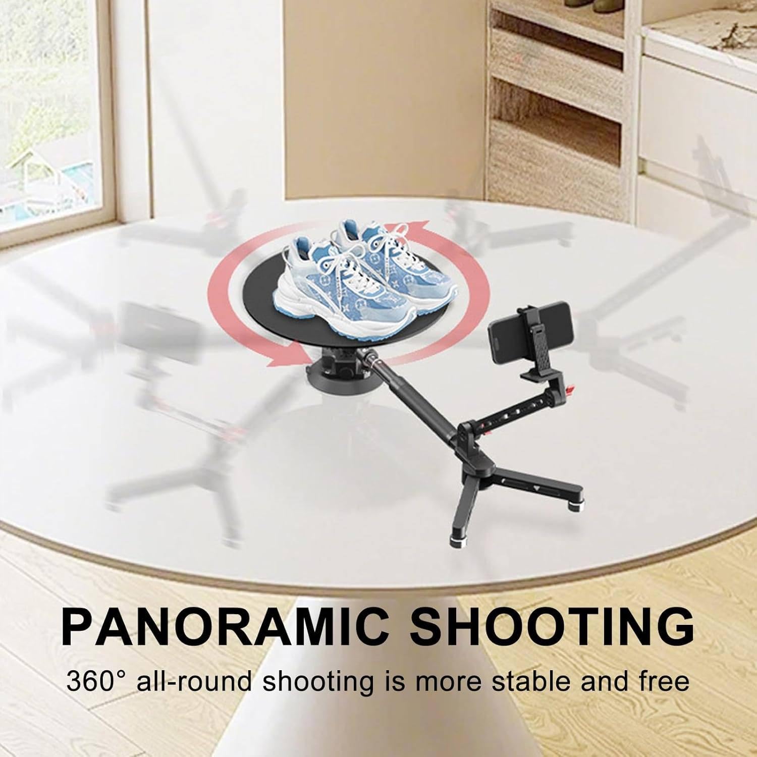 Obrotowy Stół 360 Stopni, Profesjonalny Stół Obrotowy Do Fotografii, Obrotowy Slider Do Aparatu, Obrotowa Platforma, Do Fotografii Produktowej/Nagrywania Filmów/Robienia Zdjęć